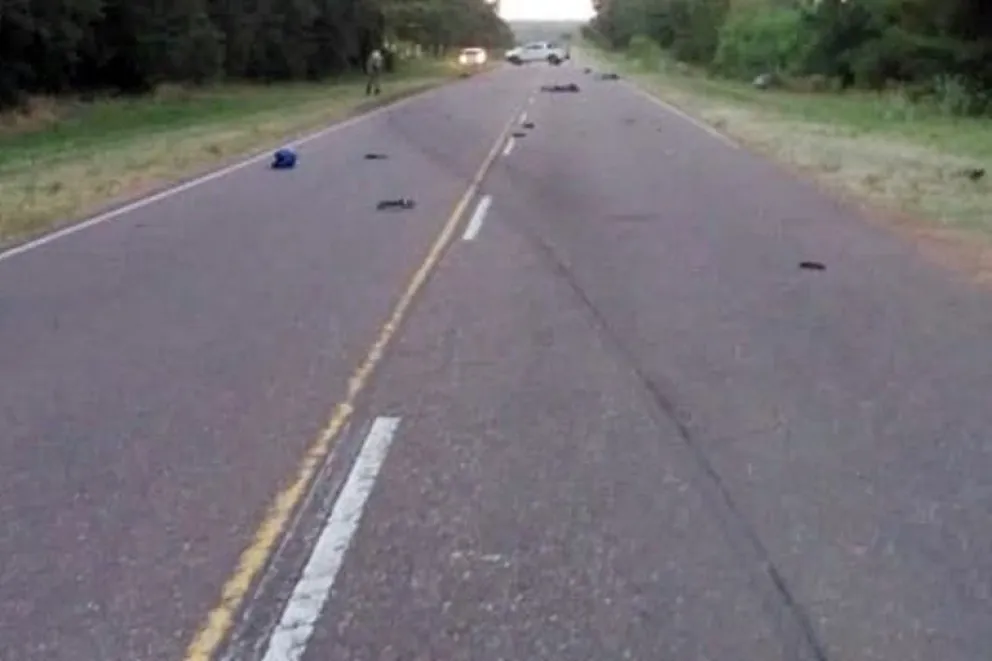Accidente fatal en la Ruta 4, un auto impacto contra una moto | Ciudad ...
