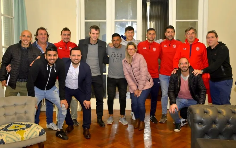 Cresto y Alvarez con Club Libertad
