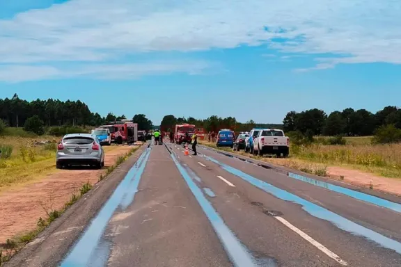 Murieron la mujer embarazada y su bebé tras el choque frontal en la Ruta 136: ya son cuatro las víctimas
