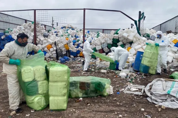 Entre Ríos recuperó casi 400 mil kilos de envases de fitosanitarios y refuerza su liderazgo ambiental