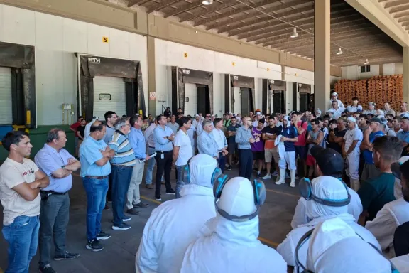 Granja Tres Arroyos: la Provincia intervino, abrió el diálogo y se levantó la medida de fuerza