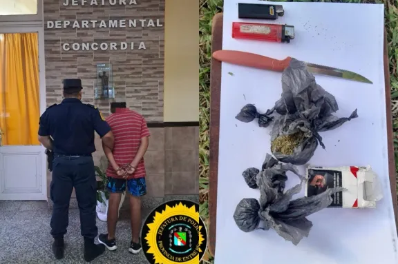 Aprehendieron a un hombre con marihuana tras intentar provocar un incendio en una vivienda