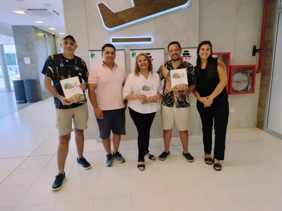 Periodistas y operadores vivieron la experiencia de volar con Humming Airways y conocer la oferta turística de Concordia