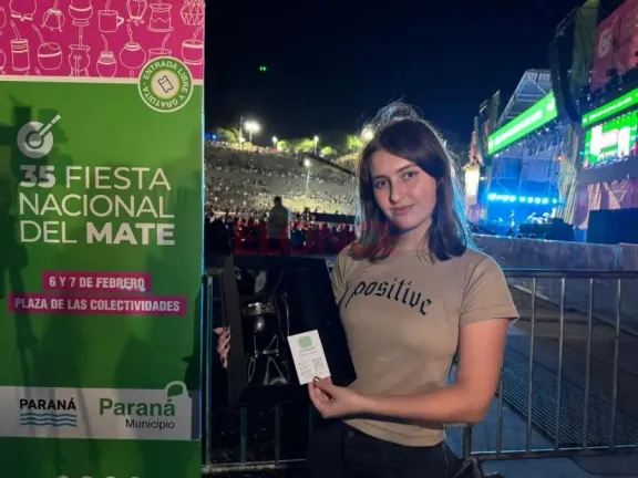 Una joven de 18 años se consagró ganadora del Concurso de Cebadores en la 35° Fiesta Nacional del Mate