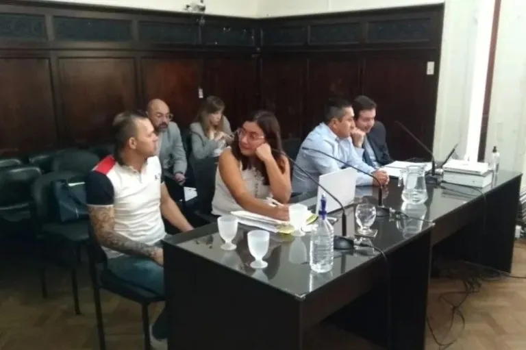 Fern&aacute;ndez Oru&eacute; (izquierda) y Lugo, en el juicio por narcotr&aacute;fico.