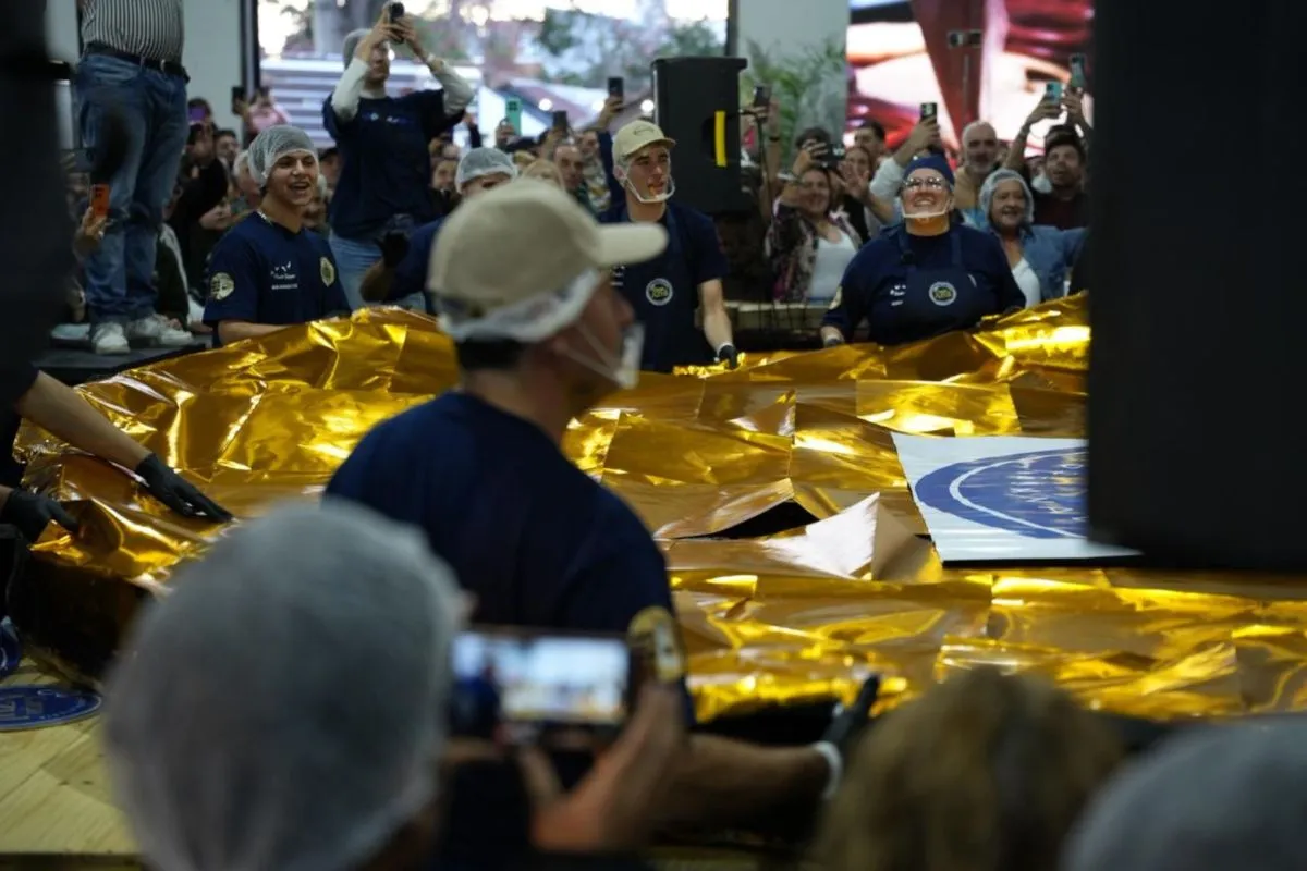 Alfajor m&aacute;s grande del mundo, con un peso de 2.057 kilos