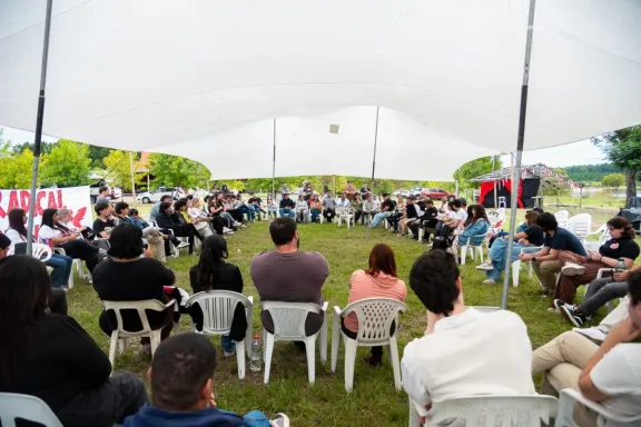 Concordia fue sede del campamento de la Juventud Radical con fuerte llamado a la unidad y formación política