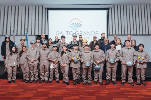 Salto Grande abrió una nueva edición de prácticas profesionales para estudiantes técnicos