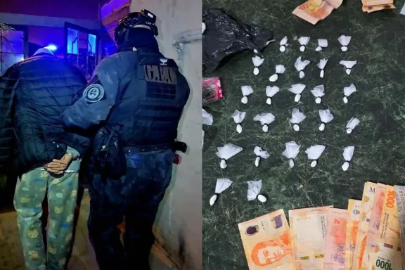 Allanamiento en barrio 320 Viviendas: secuestraron cocaína fraccionada y detuvieron a un joven de 24 años