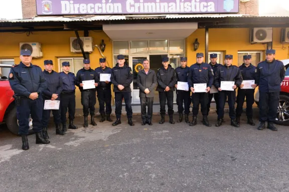 La Policía de Entre Ríos capacitó a efectivos en investigación de incendios y análisis de siniestros