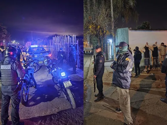 Más de 50 efectivos policiales participaron de un megaoperativo policial en distintos barrios de Concordia