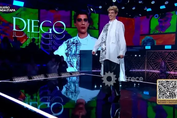 El concordiense Diego Detona volvió a brillar en Es mi sueño y emocionó al jurado con su interpretació