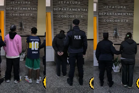 Cinco detenidos tras allanamientos por amenazas, drogas y presunta comercialización de estupefacientes