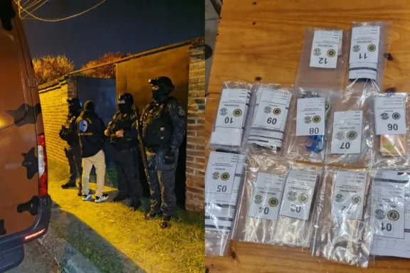 Allanamientos por narcomenudeo: secuestran cocaína y marihuana y detienen a tres hombres con pedido de captura