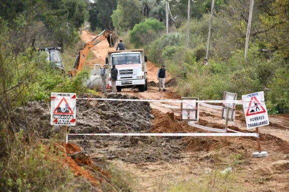 Avanzan obras pluviales en la zona noroeste de Concordia
