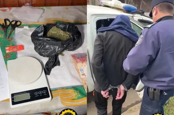 Investigaban amenazas entre vecinos y hallaron casi 200 gramos de marihuana: un hombre fue detenido