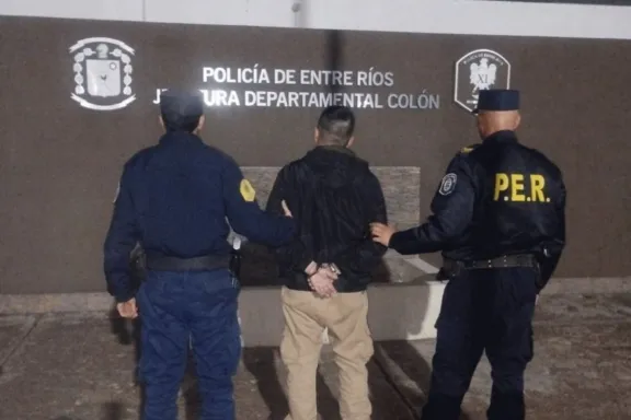 Amenazó con un cuchillo a su pareja y a una niña de 6 años: fue detenido tras un operativo policial