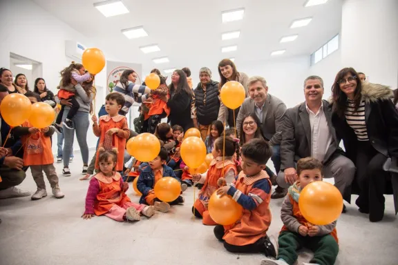 Inauguraron el Jardín Maternal Evita durante los festejos por los 113 años de General Campos