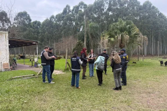 Allanaron un campo en Concordia por una causa de trata de personas con fines de explotación laboral