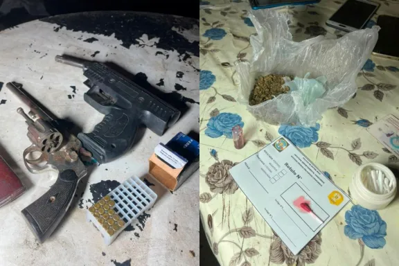 Allanamientos por un hurto terminaron con el secuestro de armas, droga y dos detenidos