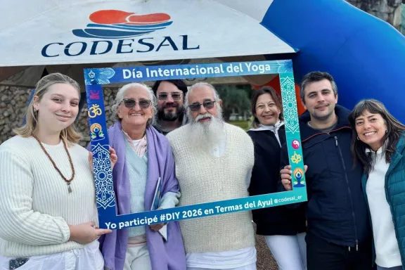 Termas del Ayuí celebró el Día Internacional del Yoga con actividades para toda la familia