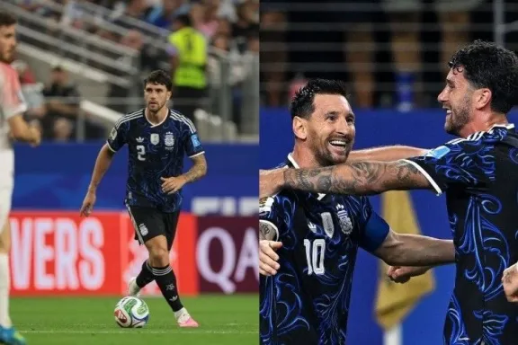 Histórico: Senesi debutó en un Mundial, fue figura y provocó un penal en el triunfo de Argentina