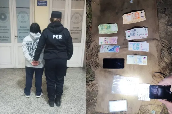 Operativo en Villa Busti: detuvieron a una joven de 21 años con 30 dosis de cocaína listas para la venta