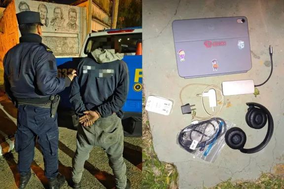 Robó una mochila con un iPad Air, lo rastrearon en tiempo real y terminó detenido