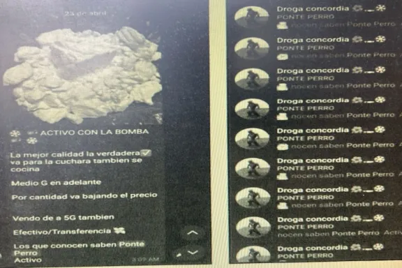 Procesaron a ocho jóvenes por integrar una banda que vendía cocaína y éxtasis a través de Telegram