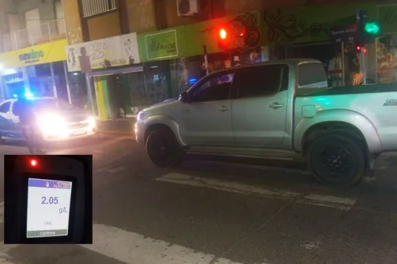 Manejaba en contramano con más de 2 gramos de alcohol en sangre en pleno centro de Concordia