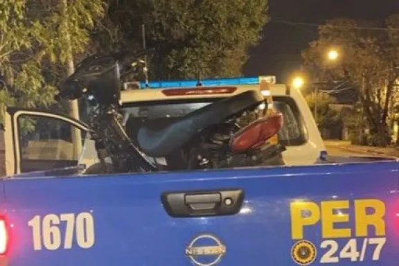 Denunció que le robaron la moto a punta de pistola, pero confesó que todo era falso