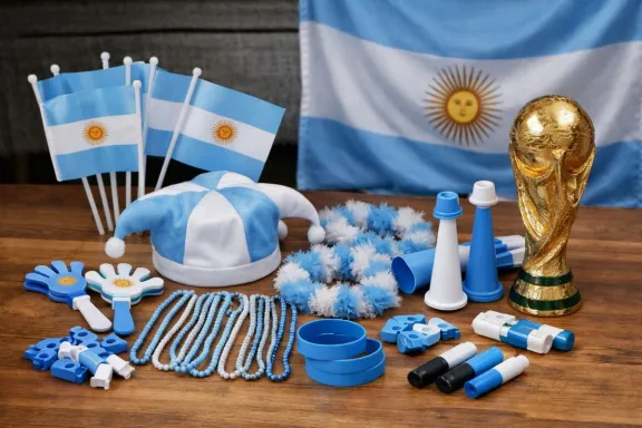 La pasión por la Selección reactivó al cotillón: ventas en alza y fuerte demanda antes de la final