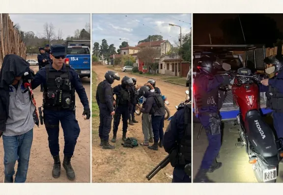 Amplio operativo policial: detuvieron a dos prófugos, secuestraron cocaína y marihuana y retuvieron una moto