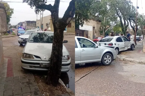 Choque entre dos autos terminó con una niña de 2 años hospitalizada y un conductor dio positivo en alcoholemia