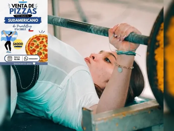 Una joven deportista de Concordia vende pizzas para cumplir el sueño de competir en Chile