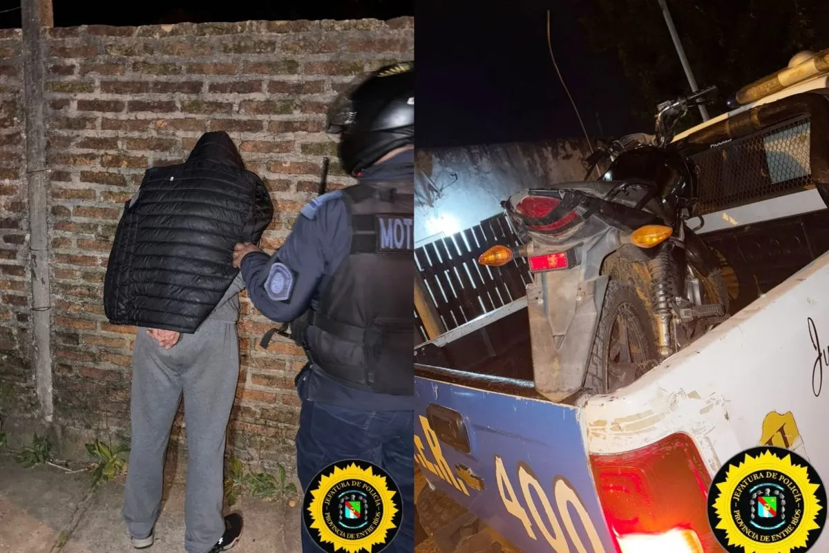 En un control policial descubrieron envoltorios de cocaína y retuvieron una moto