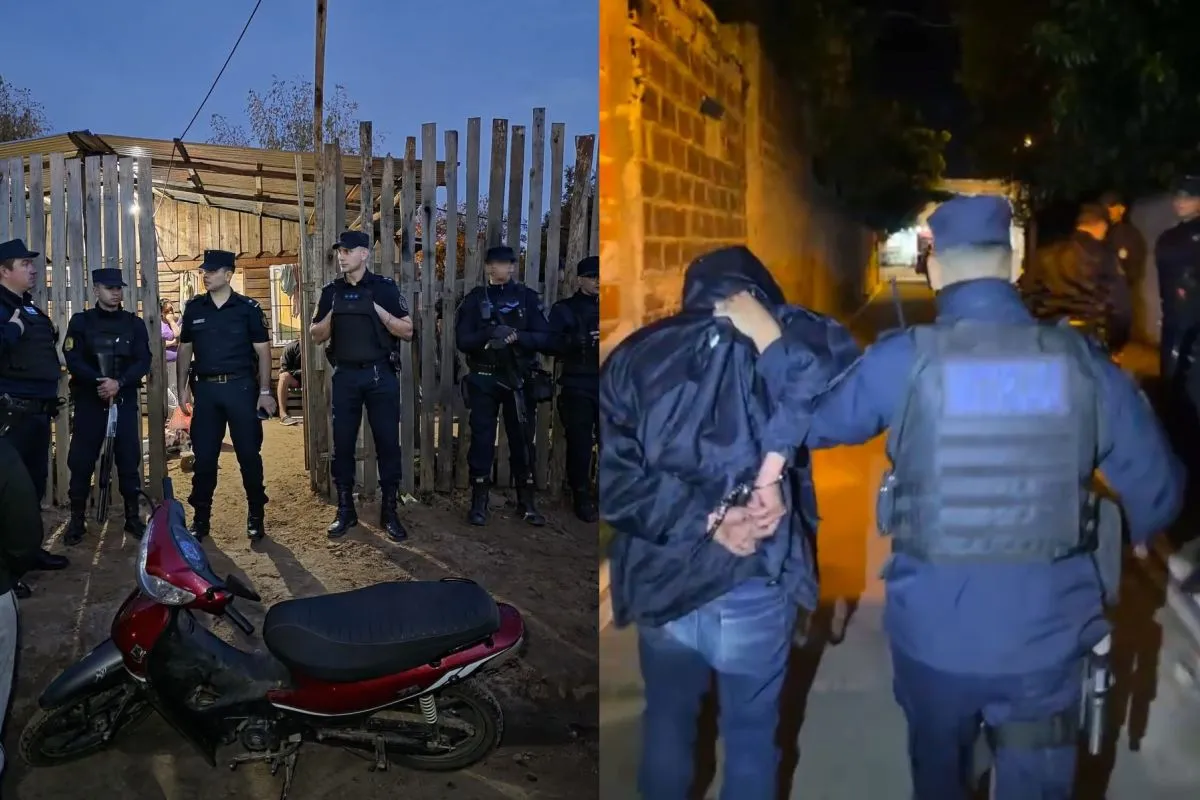 Concordia: siete detenidos tras allanamientos en los que secuestraron 120 envoltorios de droga
